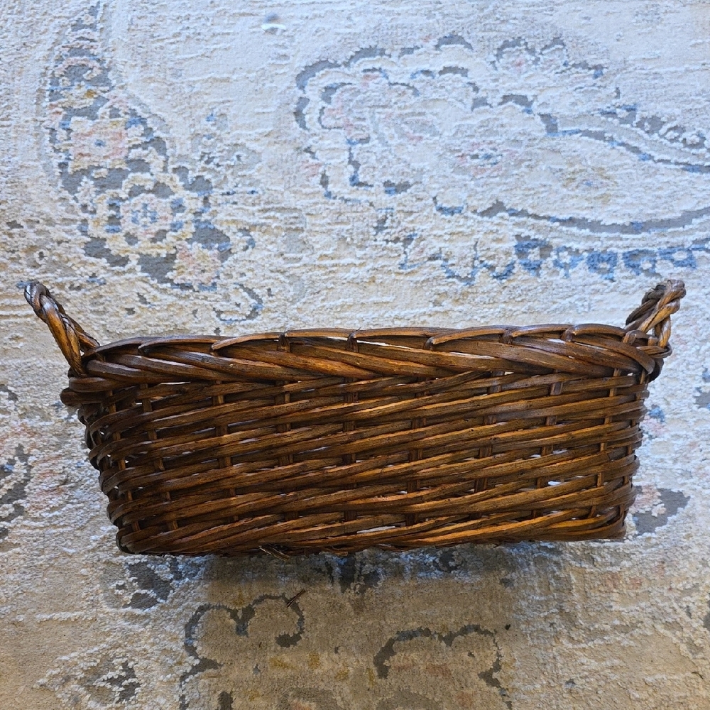 Woven Brown Basket - Picture 2 of 4